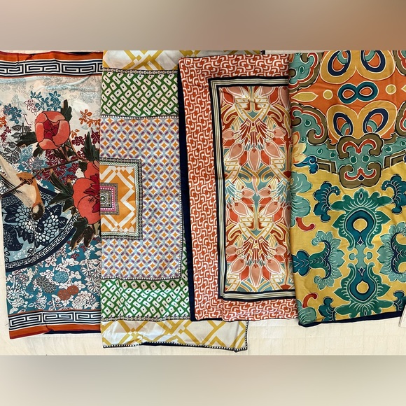 Pottery Barn Other - Pottery Barn Scarf Accent Pillows Bundle